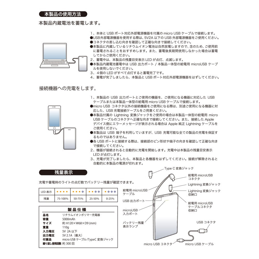 モバイルバッテリー